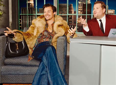 james corden and harry styles gucci|gucci the beloved show.